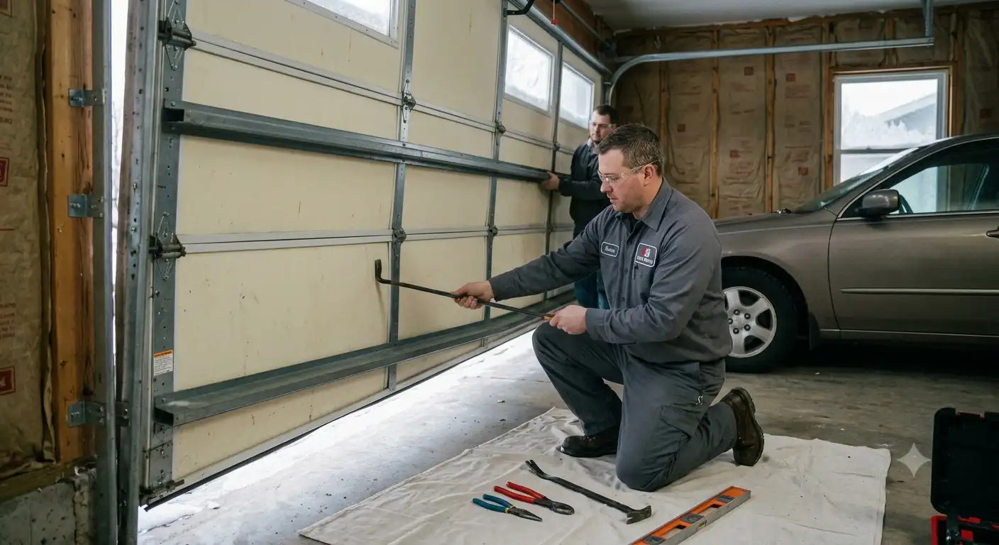 Garage door cable repair